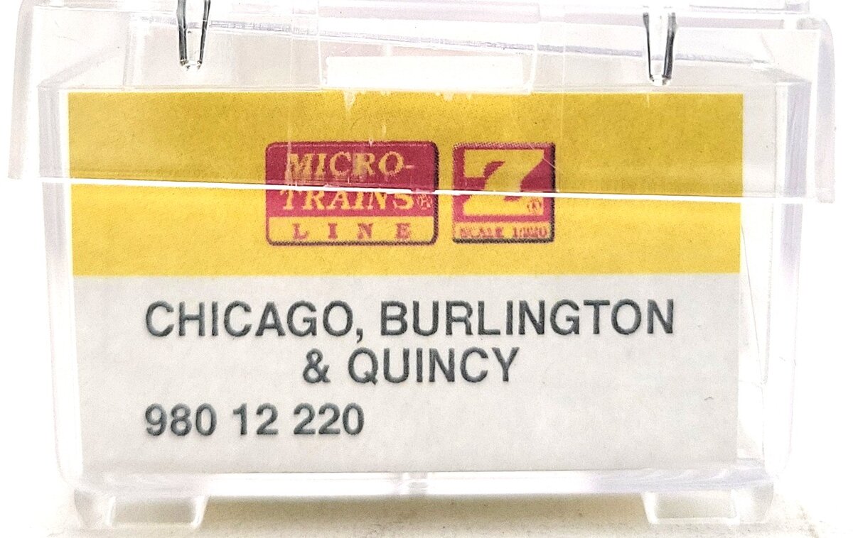 MicroTrains 98012220 Z Scale Chicago, Burlington and Quincy F7B Locomotives LN/Box