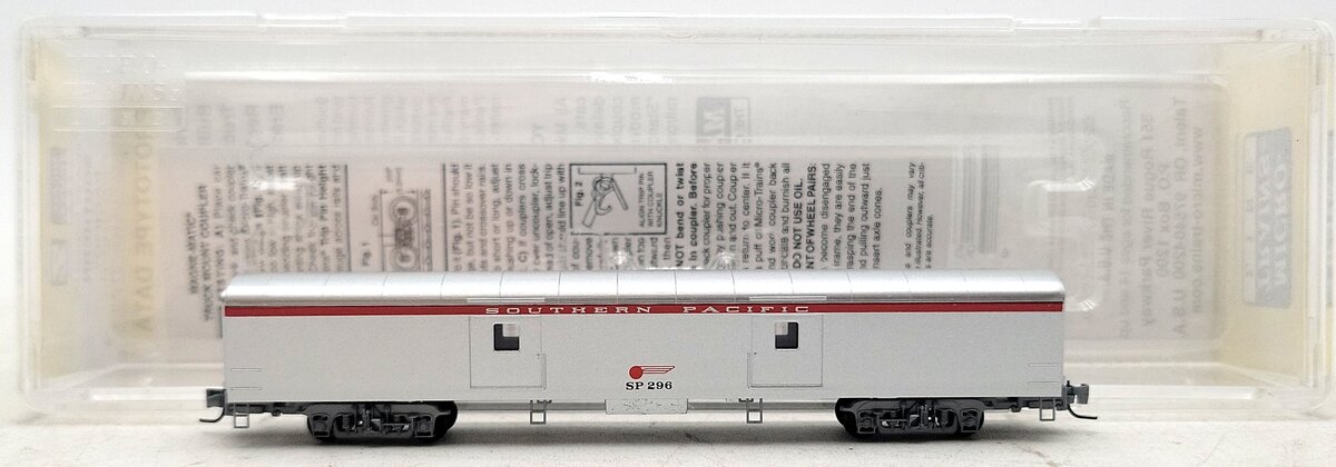 Micro-Trains 55300070 Z Scale Southern Pacific Baggage Car #296 LN/Box