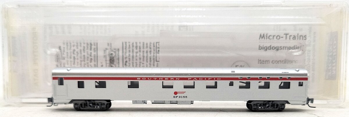 Micro-Trains 55000070 Z SP 83' Lightweight Smoothside Sleeper Car #9155 EX/Box