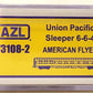 American Z-Line 73108-2 Z Scale Union Pacific "American Flyer" 6-6-4 Sleeper LN/Box