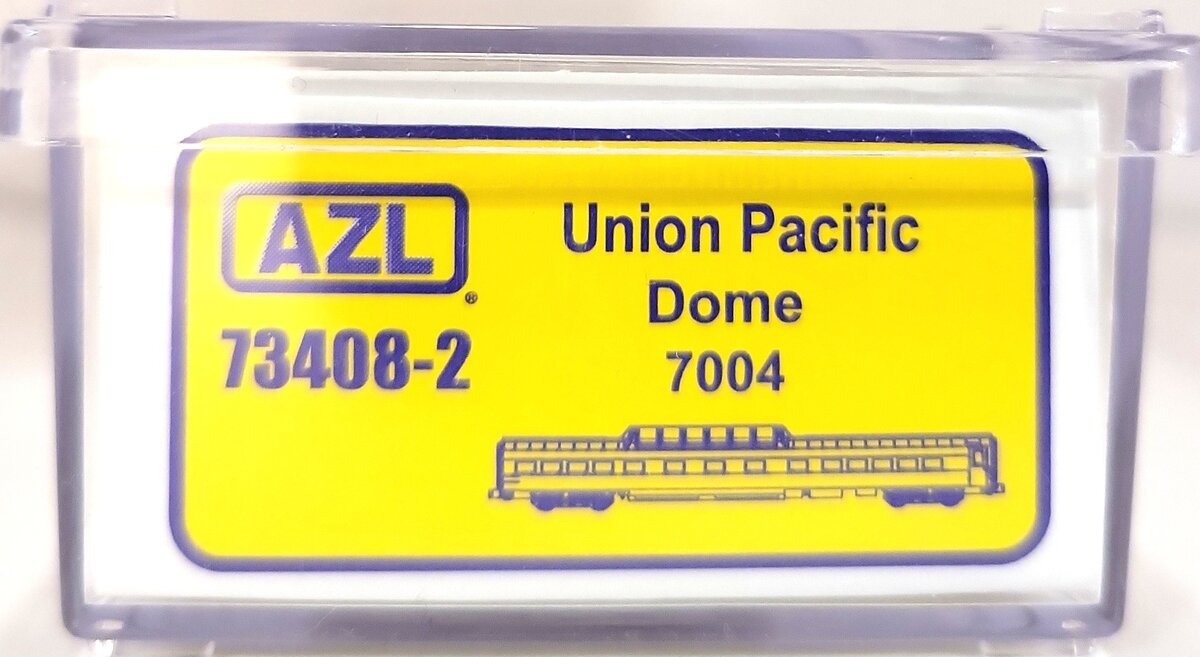 American Z-Line 73408-2 Z Scale Union Pacific Dome Car #7004 LN/Box