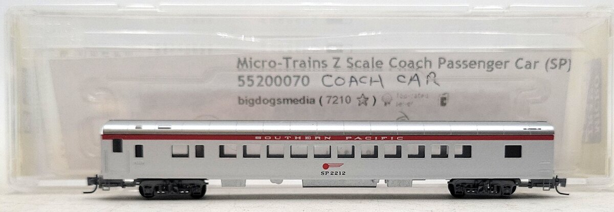 Micro-Trains 55200070 Z SP 83' Lightweight Smoothside Coach Car #2212
