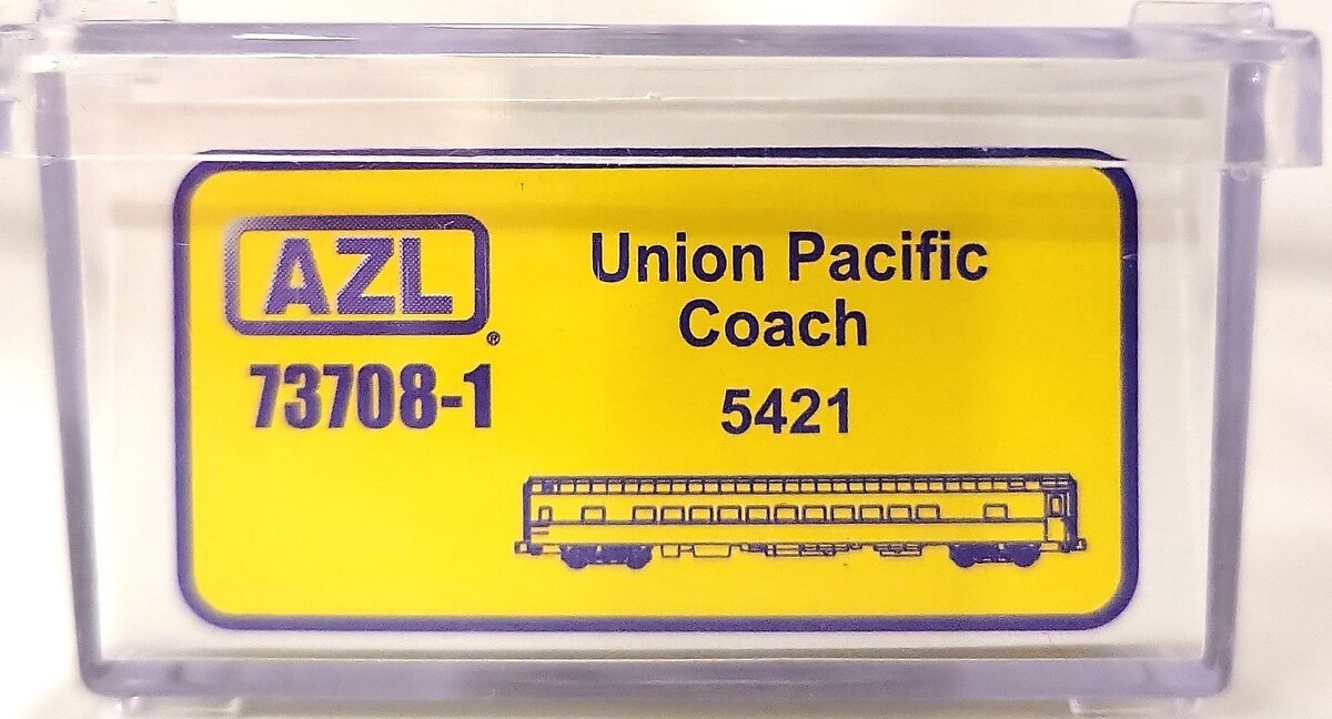 American Z-Line 73708-1 Z Scale Union Pacific Coach Car #5421 LN/Box