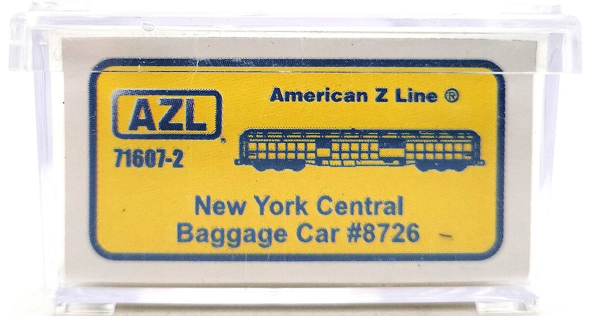 American Z-Line 71607-2 Z New York Central Baggage Car #8726 LN/Box