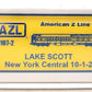 American Z-Line 71107-2 Z Scale New York Central "Lake Scott" 10-1-2 Coach Car LN/Box