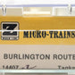 Micro-Trains 14407-2 Z Burlington Single Dome Tank Car #232176 LN/Box