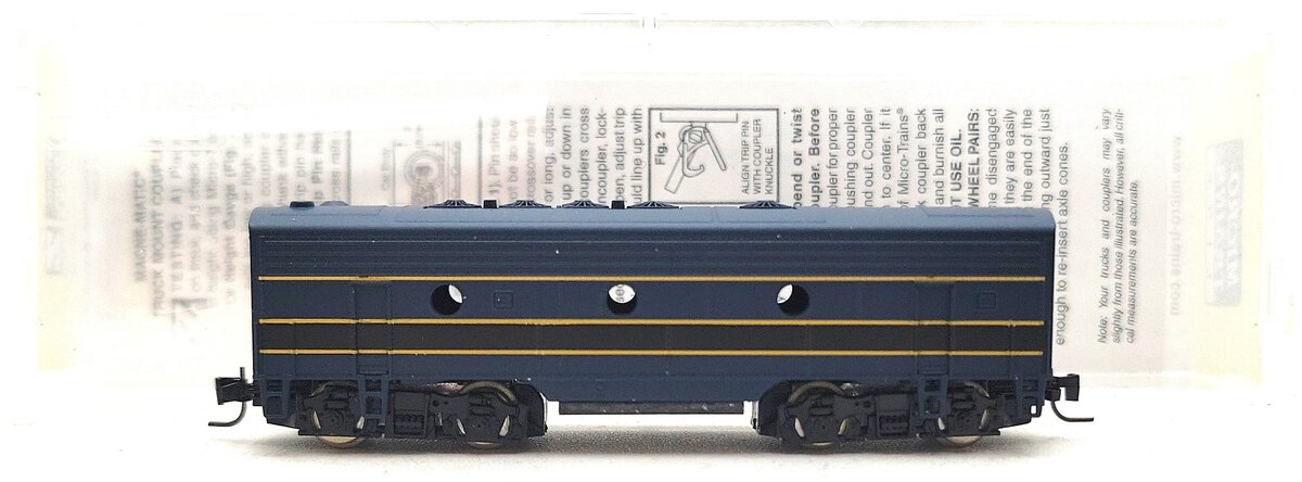 Micro-Trains 98012130 Z Baltimore & Ohio F7 B-Unit Dummy Diesel Locomotive