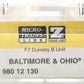 Micro-Trains 98012130 Z Baltimore & Ohio F7 B-Unit Dummy Diesel Locomotive