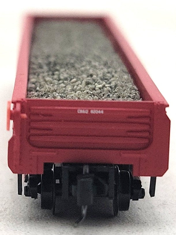 Micro-Trains 52200161 Z CB&Q 50' Fishbelly Sides Gondola w/Gravel Load #82044 LN/Box