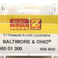 MicroTrains 98001300 Z Scale B&O EMD F7A Powered A-Unit Diesel Locomotive #4530