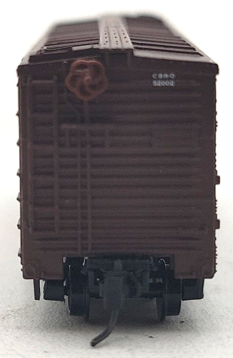 MicroTrains 13809-2 Z Scale Chicago Burlington & Quincy Stock Car #52002 LN/Box
