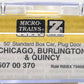 Micro-Trains 50700370 Z CB&Q 50' Standard Plug Door Boxcar #79468 LN/Box