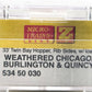 Micro-Trains 53450030 Z Scale Weathered CBQ 33' Twin Bay Hopper w/ Load #189275 LN/Box