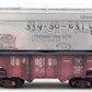 Micro-Trains 53450030 Z Scale Weathered CBQ 33' Twin Bay Hopper w/ Load #189275 LN/Box