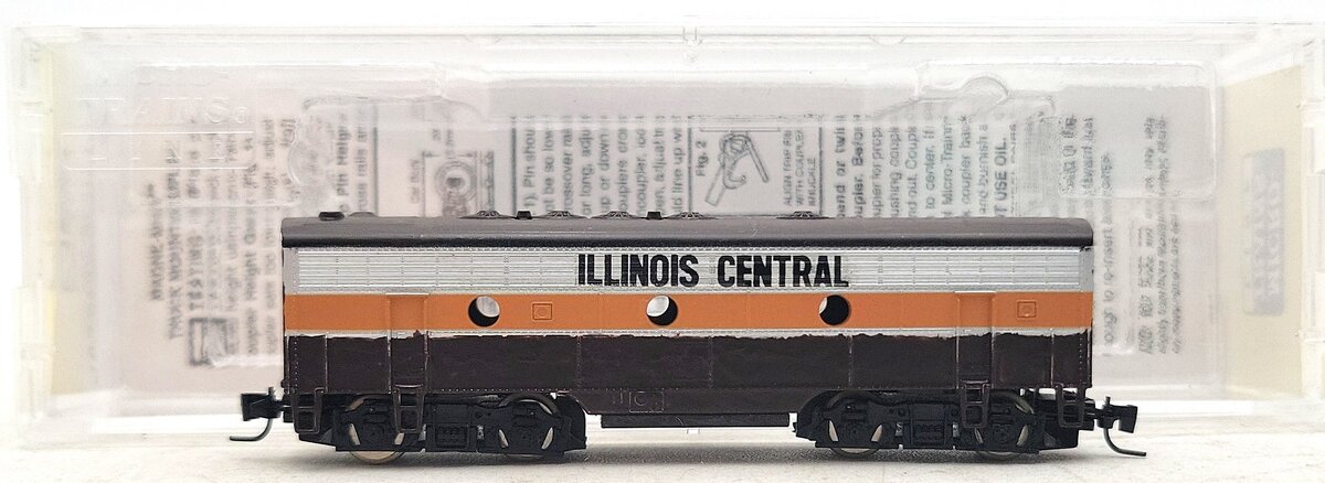 Micro-Trains 98012060 Z Custom IC F7 B-Unit Dummy Diesel Locomotive/Box