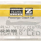 Micro-Trains 55200000 Z Scale New York Central Custom Lighted Coach Car/Box