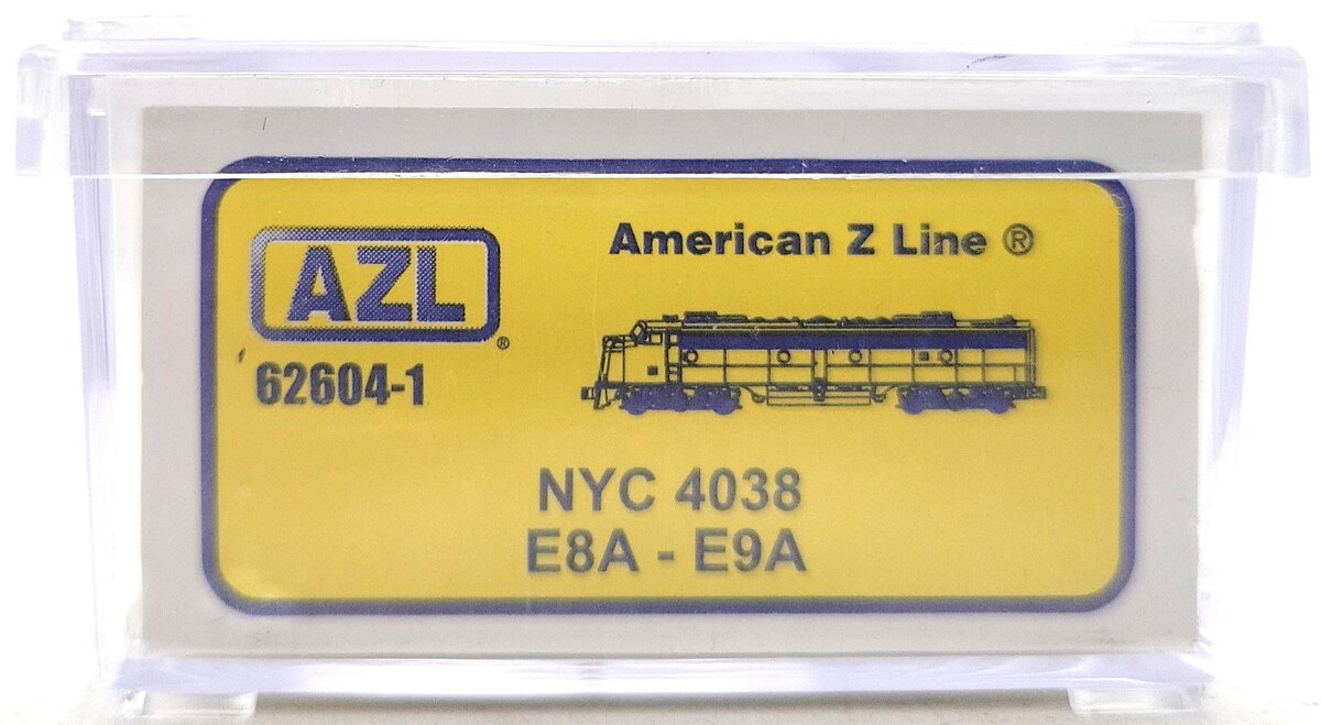 American Z-Line 62604-1 Z Scale New York Central E8A-E9A Diesel Locomotive #4038 LN/Box