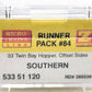 Micro-Trains 53351120 Z Scale Southern 33' Twin Bay Hopper #285539 LN/Box