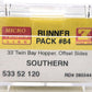 Micro-Trains 53352120 Z Southern 33' Twin Bay Hopper w/ offset slides #285544 LN/Box