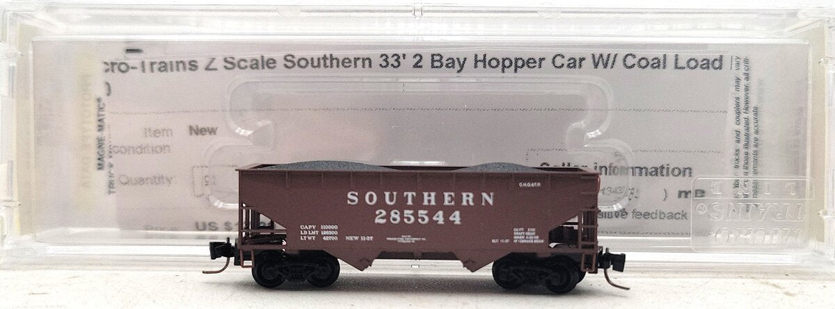 Micro-Trains 53352120 Z Southern 33' Twin Bay Hopper w/ offset slides #285544 LN/Box