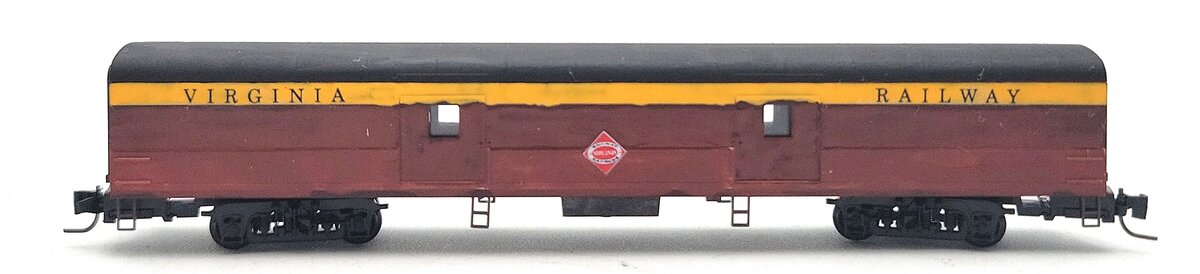 Micro-Trains 55300020 Z Custom Virginia Railway 70' Smoothside Baggage Car/Box