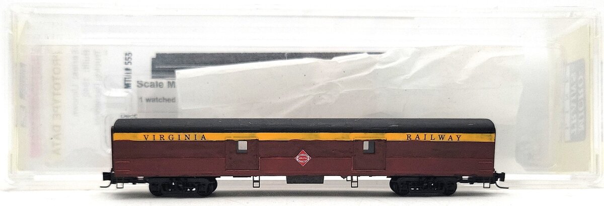 Micro-Trains 55300020 Z Custom Virginia Railway 70' Smoothside Baggage Car/Box