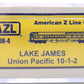 American Z-Line 71108-4 Z Scale Union Pacific 10-1-2 Lake James Sleeper Car LN/Box