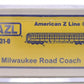 American Z-Line 71731-0 Z Scale Milwaukee Road Coach Car LN/Box