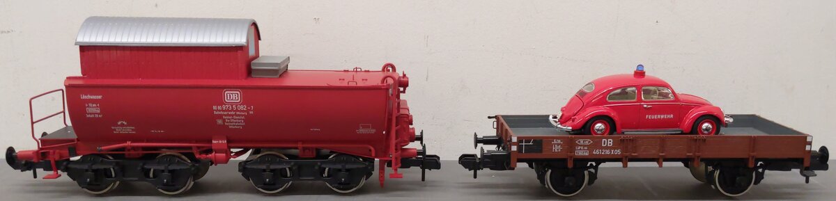 Marklin 58216 1 Gauge Löschwasserwagen-Set EX/Box