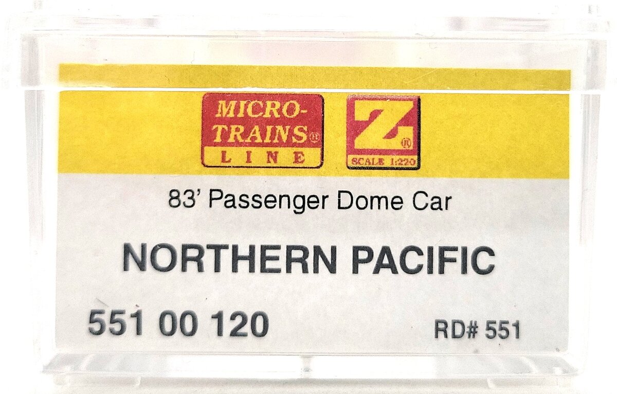 MicroTrains 55100120 Smooth-Side Dome Car - Ready to Run LN/Box