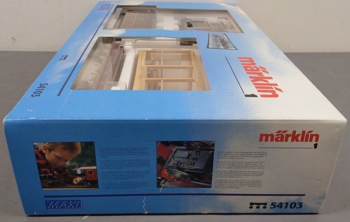 Marklin 54103 G Gauge Maxi Anniversary Train Steam Train Set EX/Box
