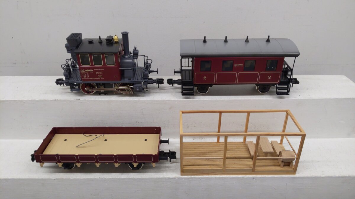 Marklin 54103 G Gauge Maxi Anniversary Train Steam Train Set EX/Box