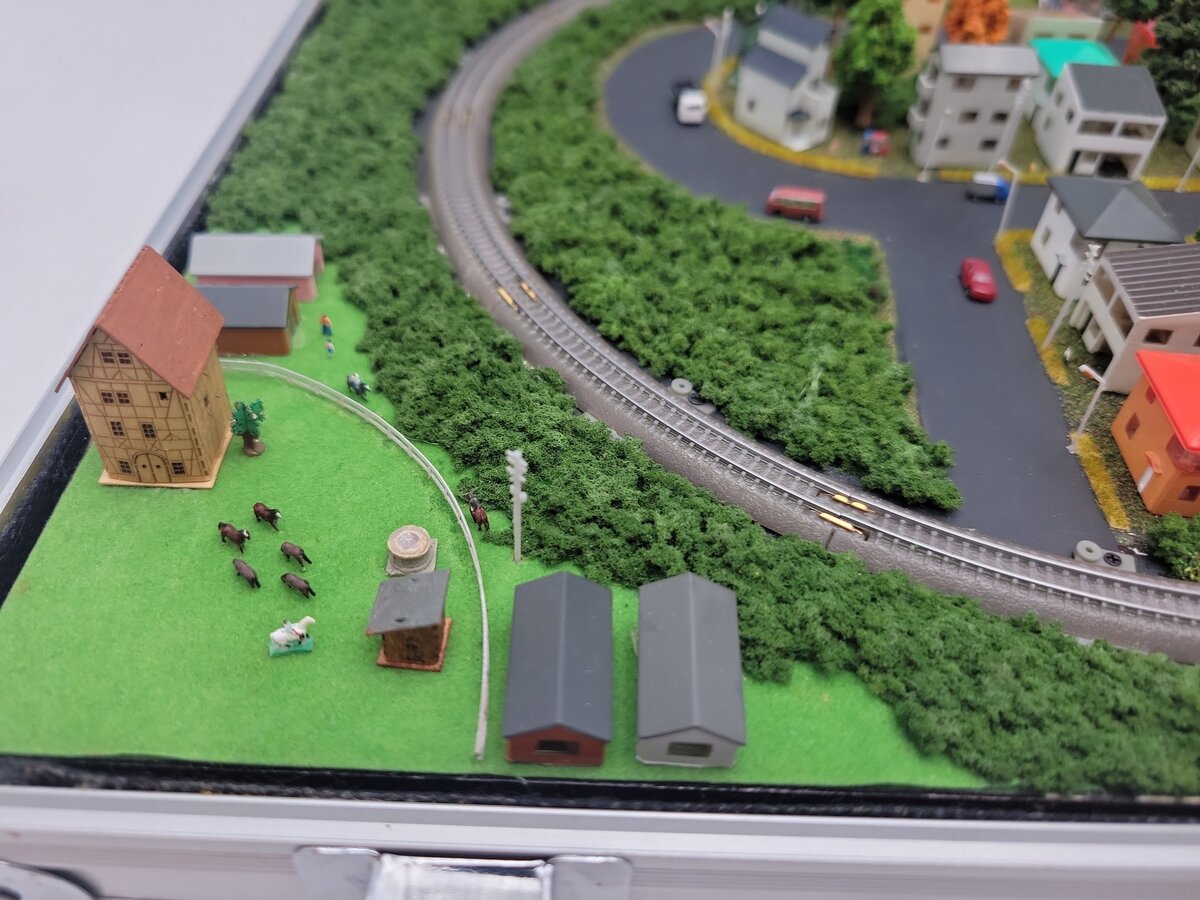 T-Gauge S-006 Attache Case Model Railway Diorama LN/Box