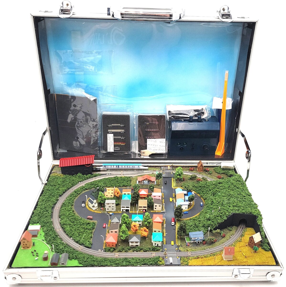 T-Gauge S-006 Attache Case Model Railway Diorama LN/Box