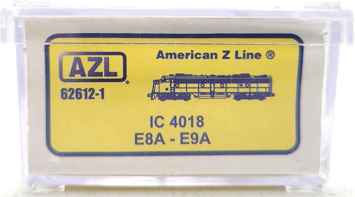 American Z-Line 62612-1 Z Scale Illinois Central E8A-E9A Diesel Locomotive #4018 LN/Box