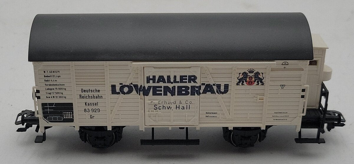 Marklin 4678 HO Scale Haller Lowenbrau Boxcar NIB