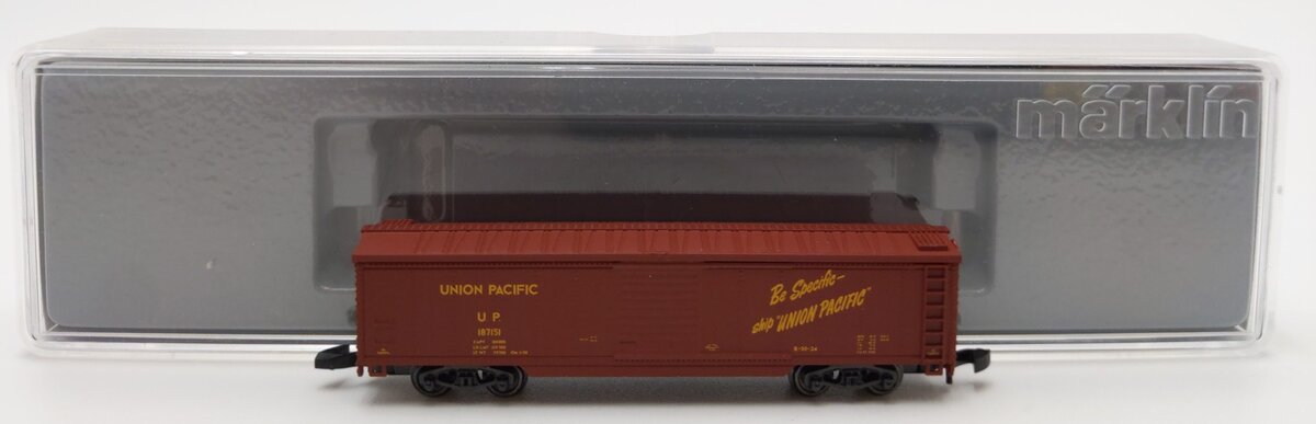 Marklin 82499-08 Z Scale Union Pacific Boxcar #187151 LN/Box