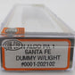Con-Cor 202102 N Santa Fe Warbonnet PA-1 Dummy Diesel Locomotive w/Light #58 EX/Box