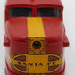 Con-Cor 202102 N Santa Fe Warbonnet PA-1 Dummy Diesel Locomotive w/Light #58 EX/Box