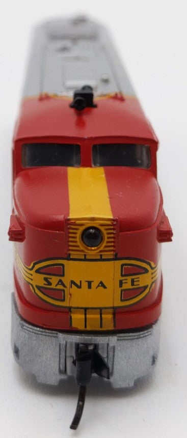 Con-Cor 202102 N Santa Fe Warbonnet PA-1 Dummy Diesel Locomotive w/Light #58 EX/Box