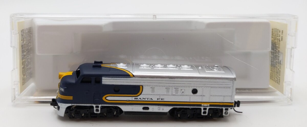 Micro-Trains 14010-2 Z Scale Atchison Topeka Santa Fe F-7 A Powered Unit #335 EX/Box