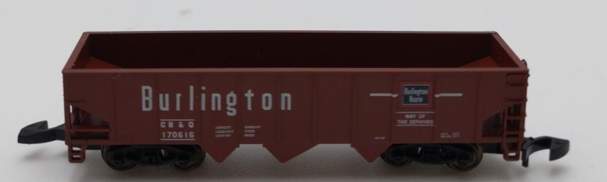 Marklin 81835 Z Scale Chicago Burlington & Quincy Hopper #170616 LN