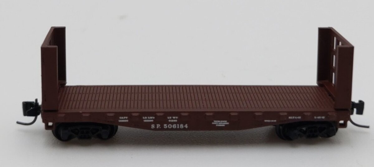 Micro-Trains 14601-2 Z Scale Southern Pacific Bulkhead Flatcar #506184 LN/Box