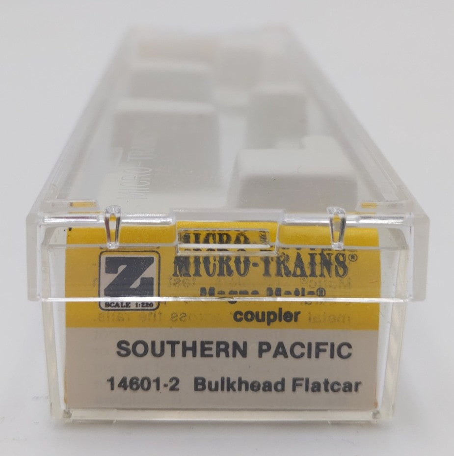 Micro-Trains 14601-2 Z Scale Southern Pacific Bulkhead Flatcar #506184 LN/Box