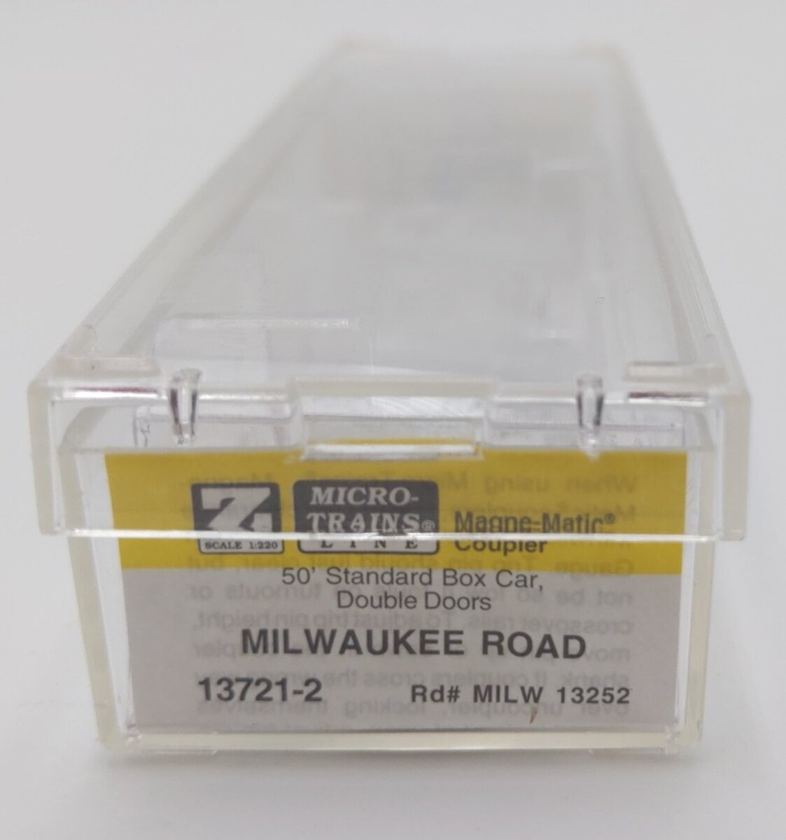 Micro-Trains 13721-2 Z MILW 50' Standard Double-Door Boxcar #13252 LN/Box