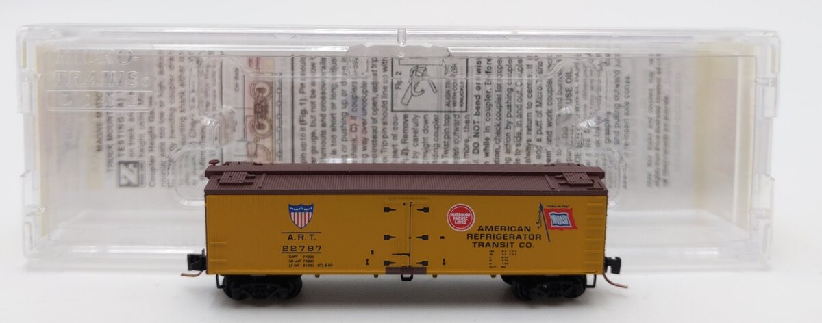 Micro-Trains 51800041 Z American Refrigerator Transit Co 40' Wood Reefer #22787 LN/Box