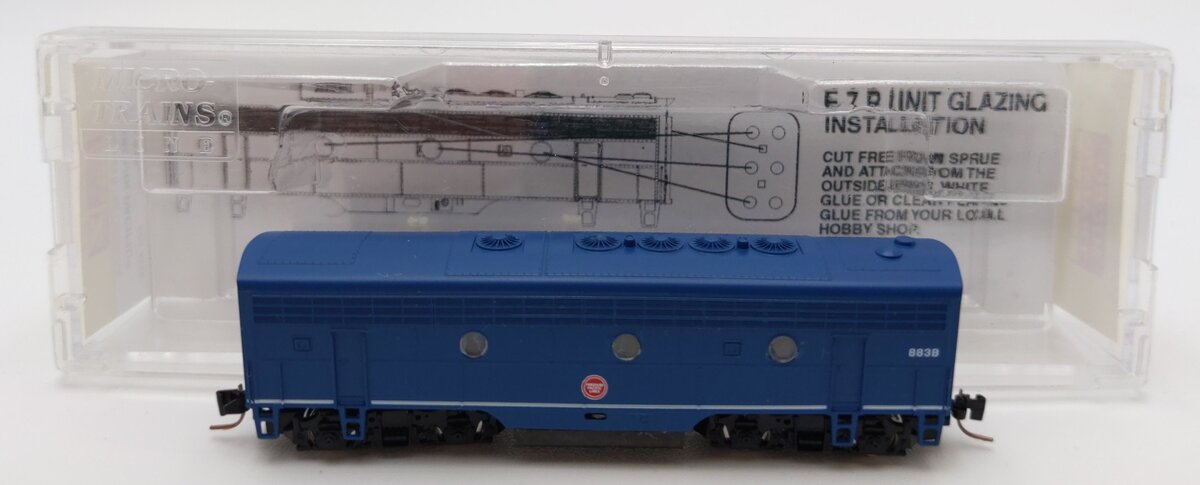 Micro-Trains 98002260 Z MP F7 Powered B-Unit Diesel Locomotive #883B LN/Box