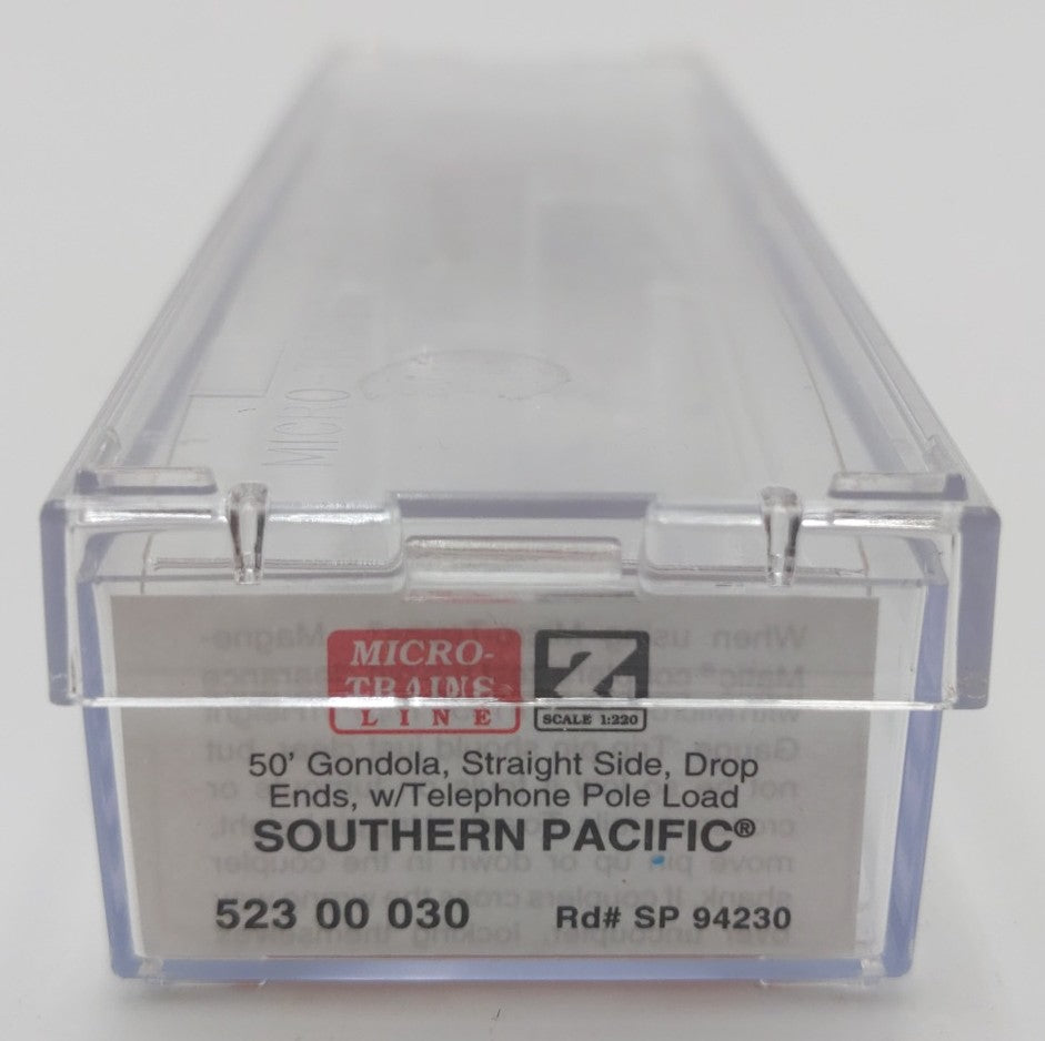 MicroTrains 52300030 Z Southern Pacific 50' Straight Side Gondola w/Scrap Load LN/Box
