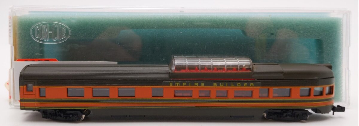 Con-Cor 4051-D N Scale Great Northern "Empire Builder" Observation Car LN/Box