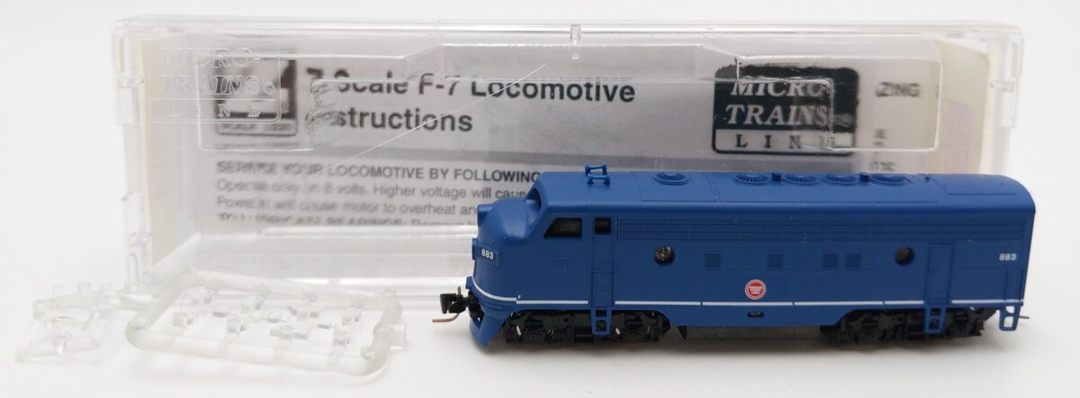 Micro-Trains 98001260 Z Missouri Pacific EMD F7-A Powered Diesel Locomotive #833 LN/Box